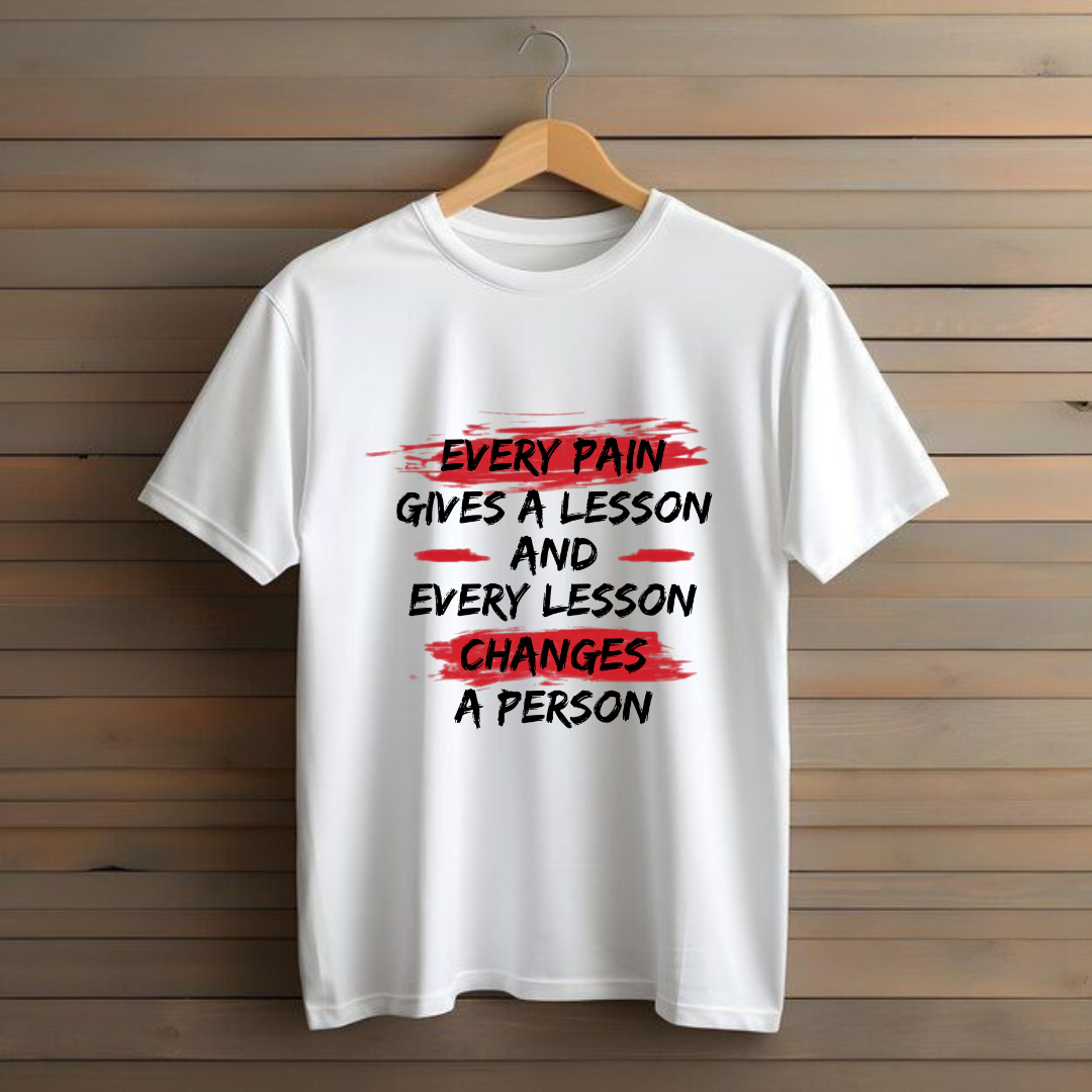 PAIN IS LESSON