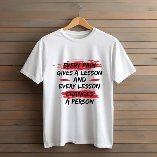 PAIN IS LESSON