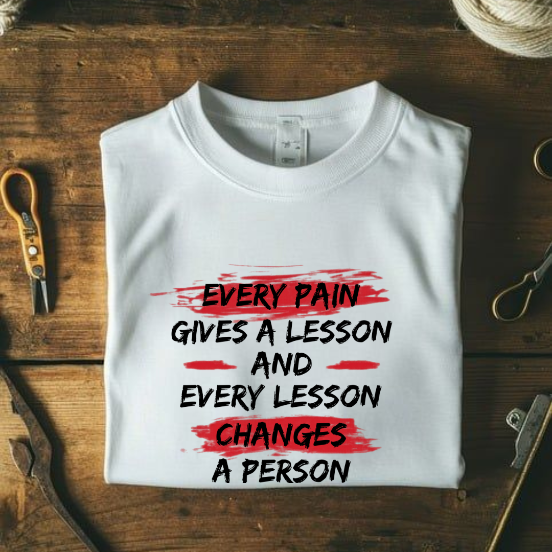 PAIN IS LESSON