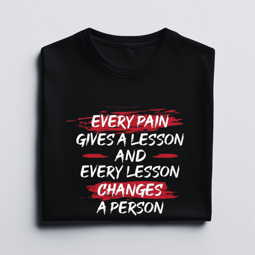 PAIN IS LESSON