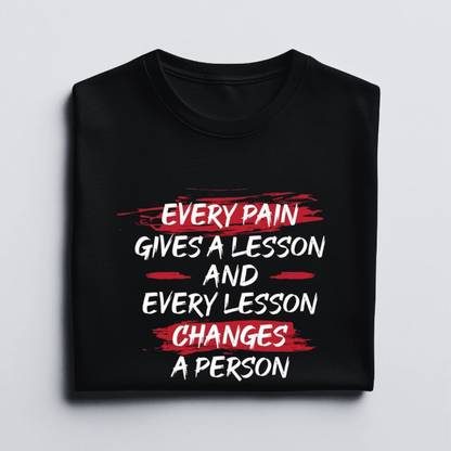 PAIN IS LESSON