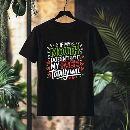 MY MOUTH DOESN'T SAY.